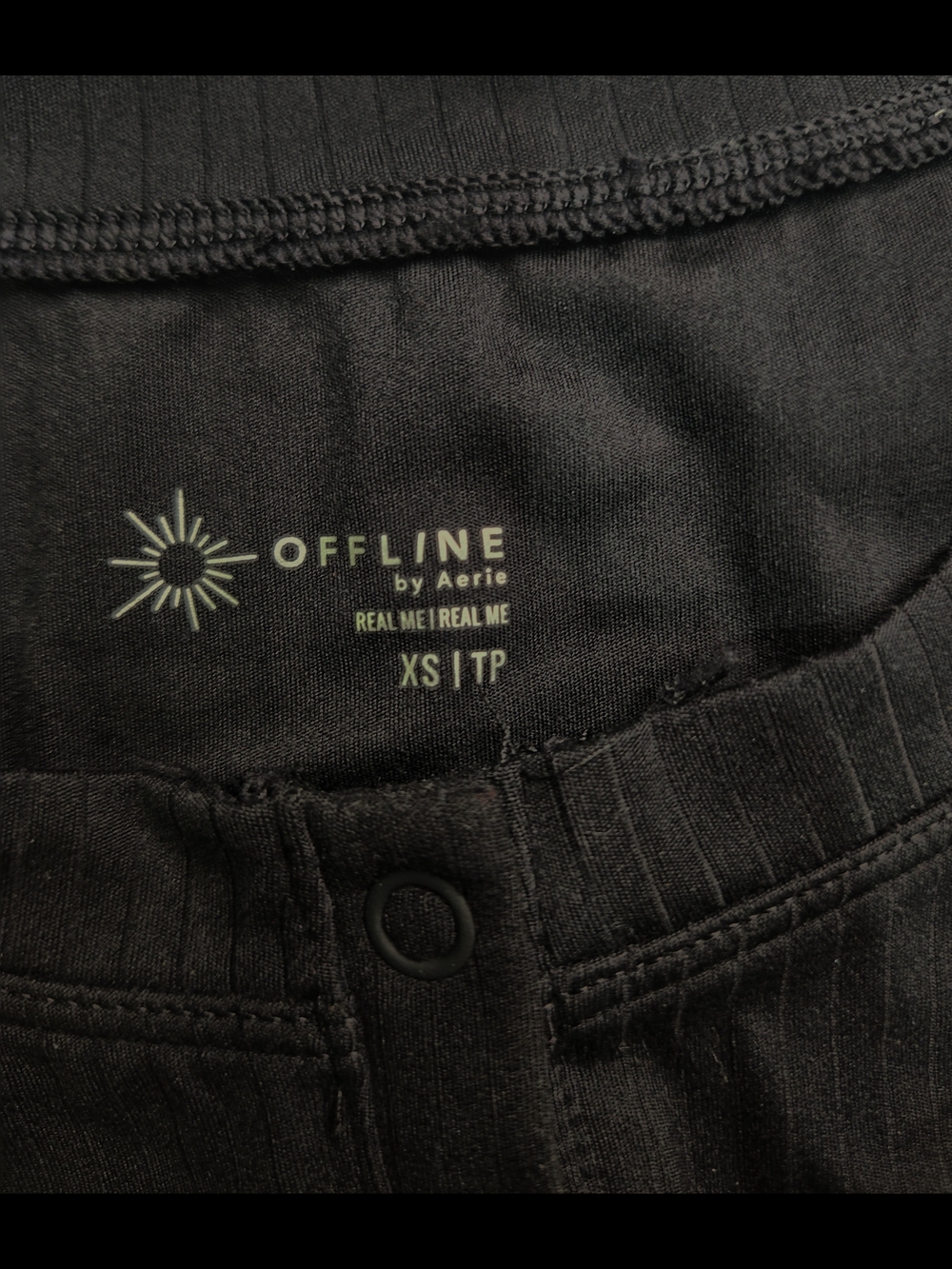 Offline By Aerie Real Me Henley Crop Top - Picture 4 of 4